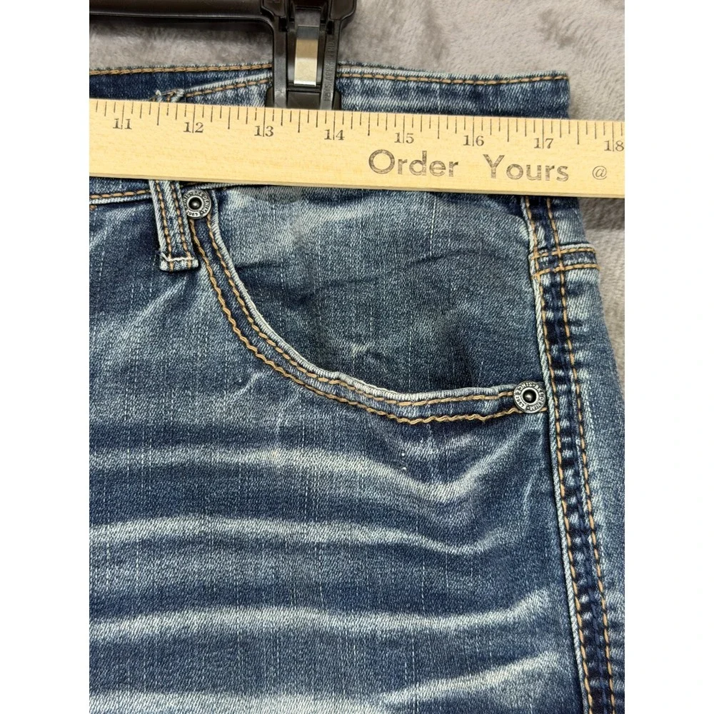 BKE Jake‎ Straight Leg Medium Wash Superior Stretch Jeans Mens 34x32 GBS15544